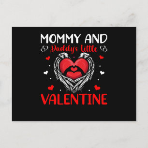 Postal Mamá y Papá Pequeño San Valentín Día de San Vale