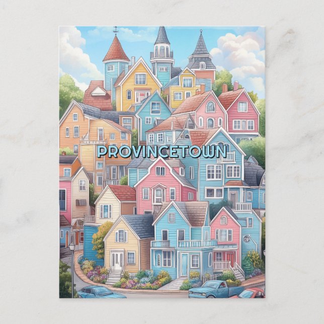 Postal Mamáes de Provincetown (Anverso)