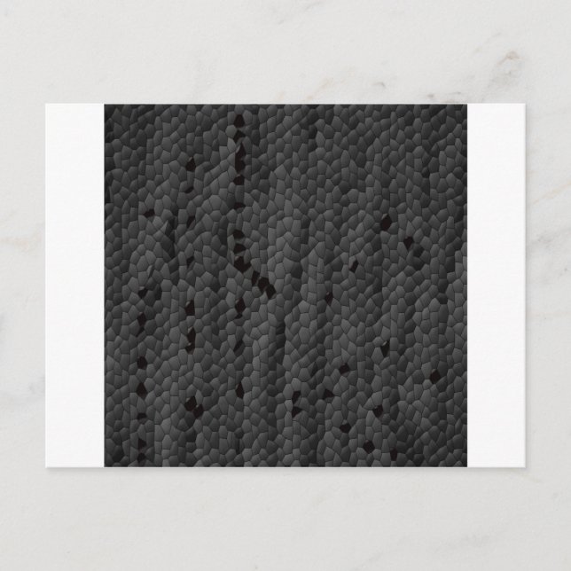 Postal Mamba negra ilustrada, arte (Anverso)