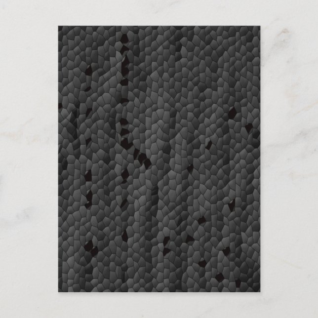 Postal Mamba negra ilustrada, arte (Anverso)