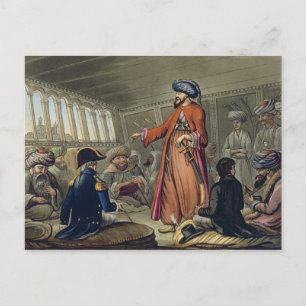 Postal Mameluke envía un mensaje de Mourad Bey, e