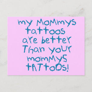Postal ¡Mami Tattoos Rock!