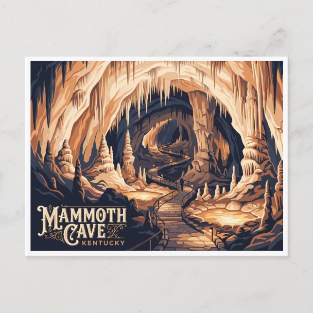 Postal Mammoth Cave Kentucky (Anverso)