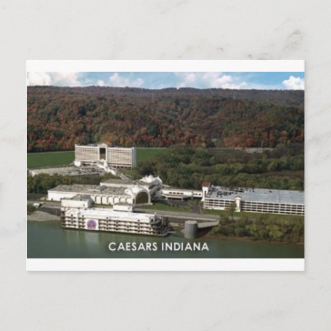 Postal Mammoth Cave KY & Caesars Palace (Anverso)
