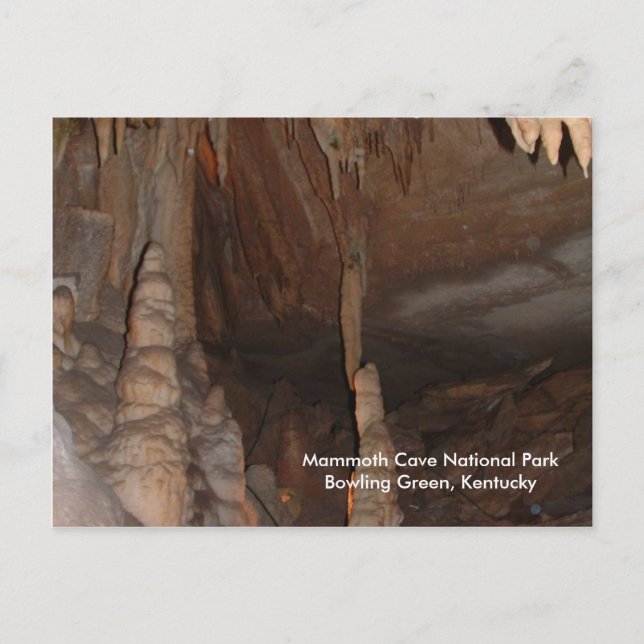 Postal Mammoth Cave KY & Caesars Palace (Anverso)