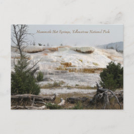 Postal Mammoth Hot Springs, Parque Nacional Yellowstone