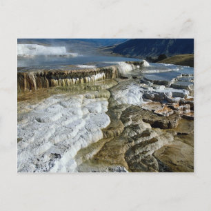 Postal Mammoth Hot Springs, Parque Nacional Yellowstone,
