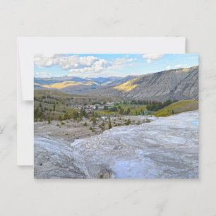 Postal Mammoth Hot Springs, Parque Nacional Yellowstone