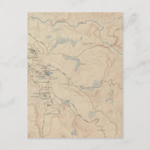 Postal Mammoth Hot Springs y los alrededores 2