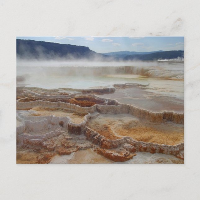 Postal Mammoth Hot Springs Yellowstone (Anverso)