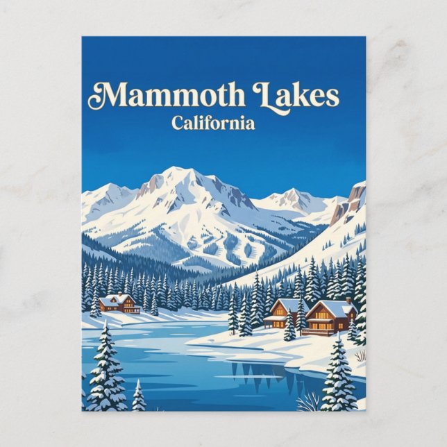 Postal Mammoth Lakes, California, EE. UU. (Anverso)