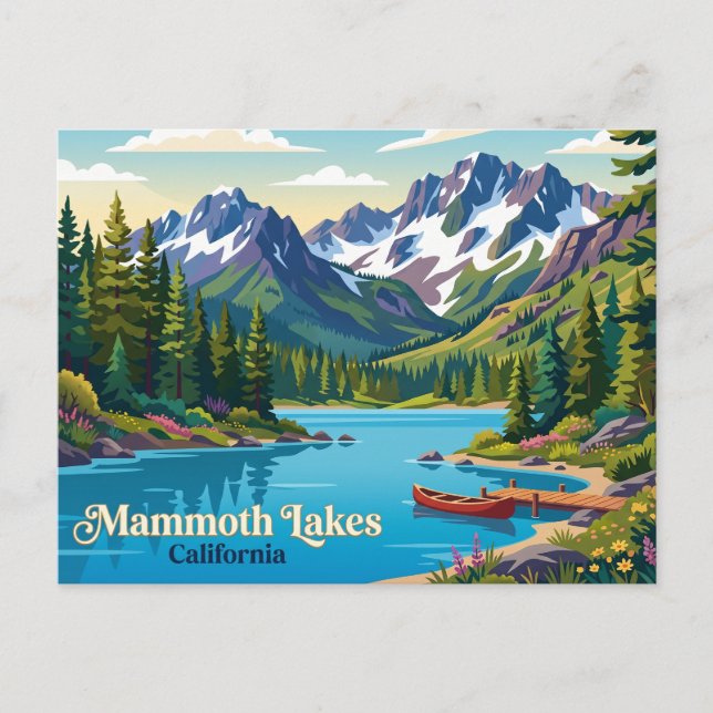 Postal Mammoth Lakes EE. UU. (Anverso)