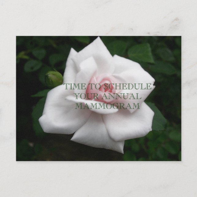 Postal Mamografía anual (Anverso)