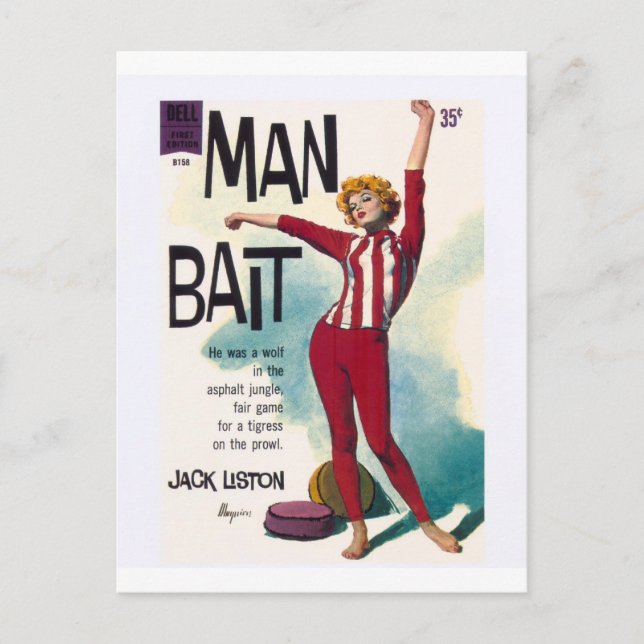 Postal ¡Man Bait! (Anverso)