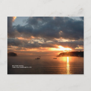 Postal Mañana de invierno