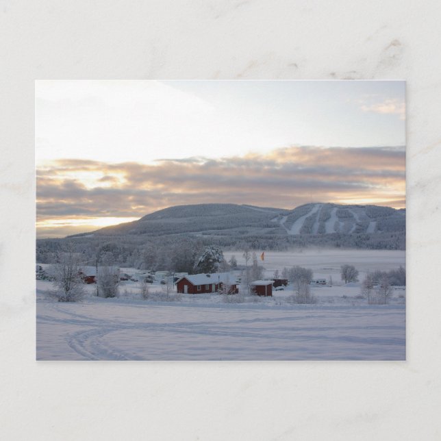 Postal Mañana de invierno #1 (Anverso)