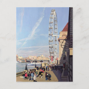 Postal Mañana de invierno en el Ojo de Londres