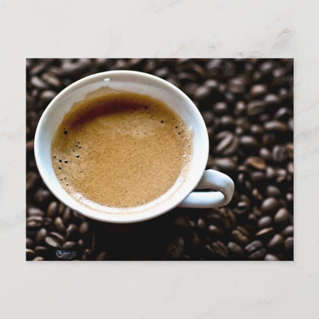Postal Mañana del café (Anverso)