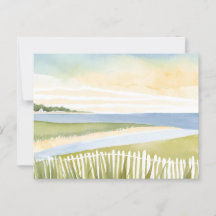 Mañana en Chatham | Pintura en acuarela de Cape Co