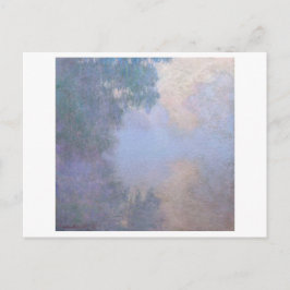 POSTAL "MAÑANA EN EL SEINE CERCA DE GIVERNY" CLAUDE MONET