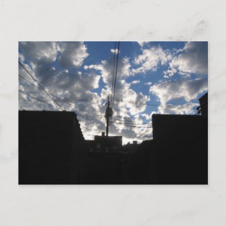 Postal mañana en la nube