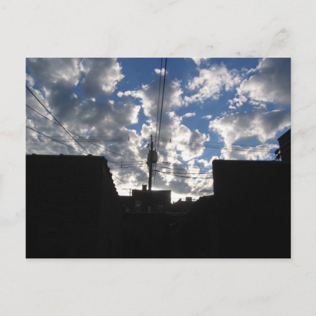 Postal mañana en la nube (Anverso)