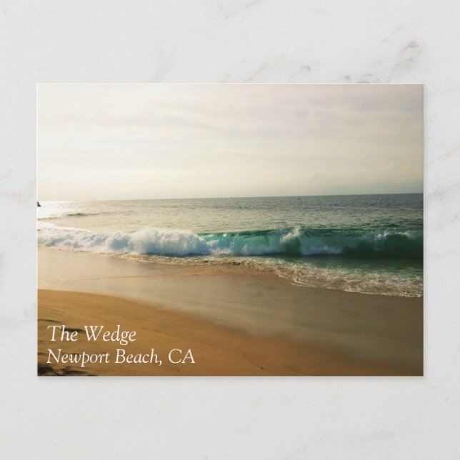 Postal Mañana en The Wedge, CA (Anverso)