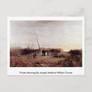 Postal Mañana Fría Por Joseph Mallord William Turner