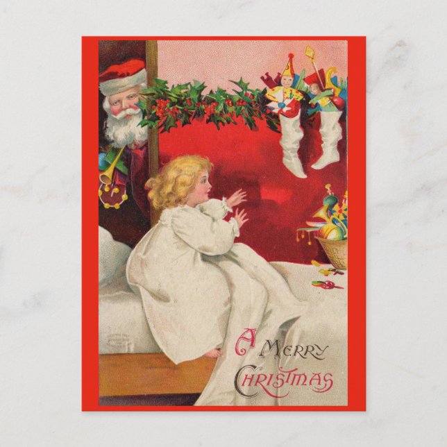 Postal Mañana Navidades de Victoria A Feliz Navidad (Anverso)