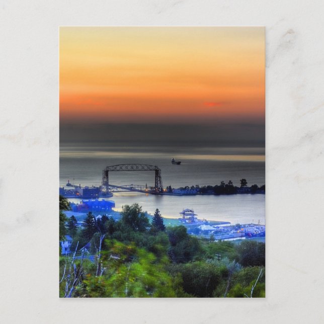 Postal Mañana nebulosa (Anverso)