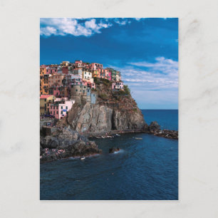 Postal Manarola, cinque terre. Italia