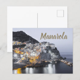 Postal Manarola Cinque Terre Liguria Regalo Bella Artes d
