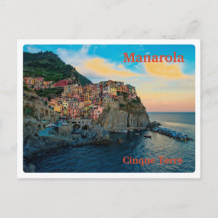Postal MANAROLA Italia - Cinque Terre - Postcard PANORAMA