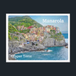 Postal MANAROLA - Italia - CINQUE TERRE - vistas -<br><div class="desc">Aquí encontrarás el recuerdo de tus vacaciones. Esta categoría contiene recuerdos de muchos lugares en: Europa - Italia - Liguria - Cinque Terre - Manarola - vistas. ¡Sorprende a amigos y parientes con los recuerdos únicos de tu gran viaje! ¡Pruébelos!</div>
