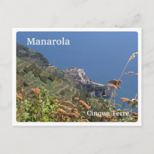 Postal MANAROLA - Terraza - Cinque Terre