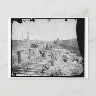 Postal Manassas, Va. Ferrocarril naranja y Alejandría