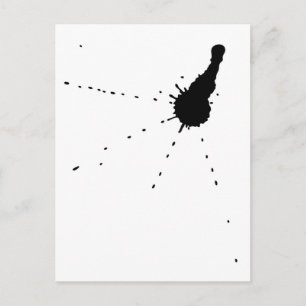 Postal Manchas de tinta