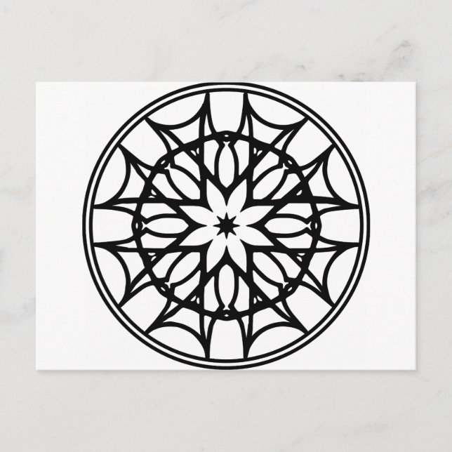 Postal Mandala 11 dreamcatcher (Anverso)