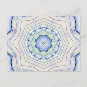 Postal Mandala aérea de los cuatro elementos