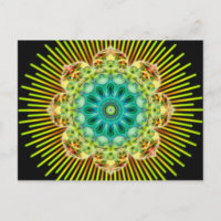 Mandala amarillo verde | negro