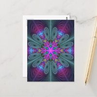Mandala Colorido y llamativo arte fractal Kaleidos