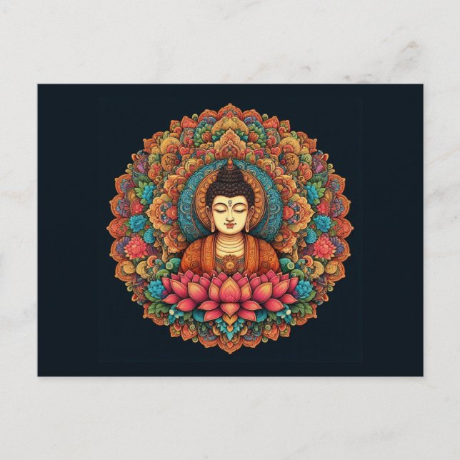 Postal Mandala con presupuesto (Anverso)