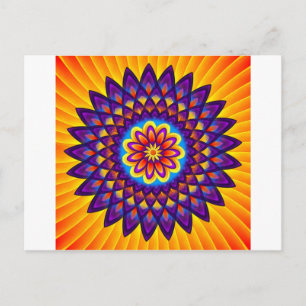 Postal Mandala Dahlia