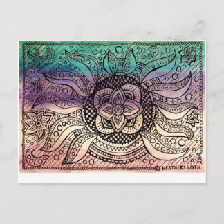 Postal Mandala de agua