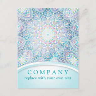 Postal Mandala de copo de nieve