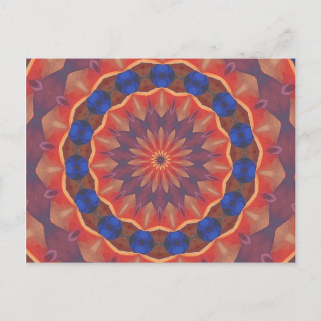 Postal Mandala de Diversidades Infinitas (Anverso)