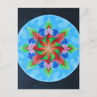 Postal Mandala de primavera