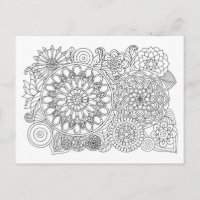 Mandala Floral Bouquet Colorante adulto
