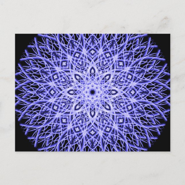 Postal Mandala glacial (Anverso)