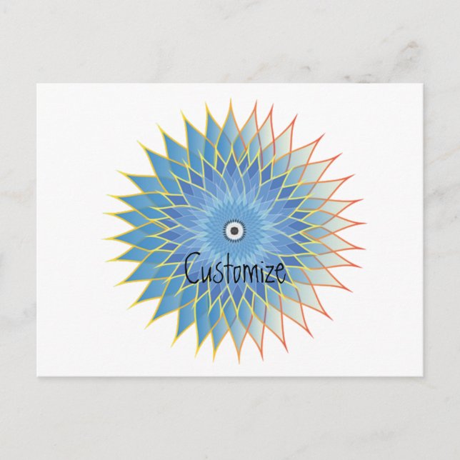 Postal Mandala Lotus Blossom Thunder_Cove (Anverso)